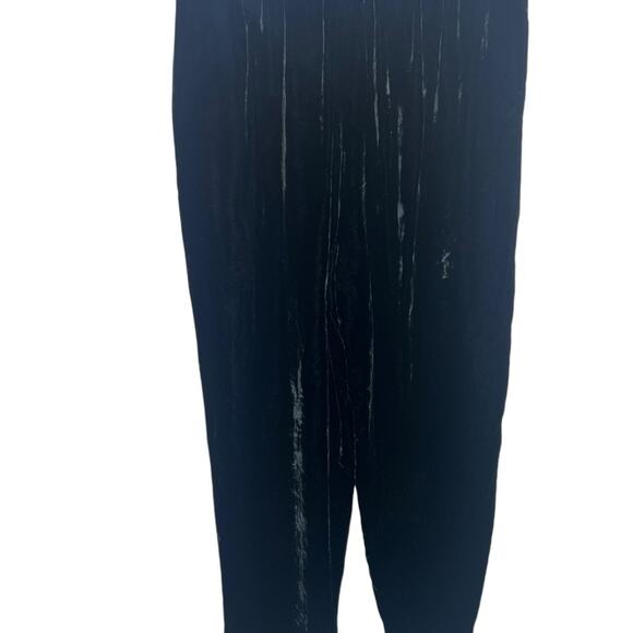 Theory S Velvet Pants Pull on Tapered Leg - Picture 4 of 6